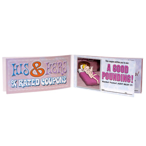 His and Hers X-Rated Coupons Gifts & Games - Gifts & Novelties Pipedream Products 