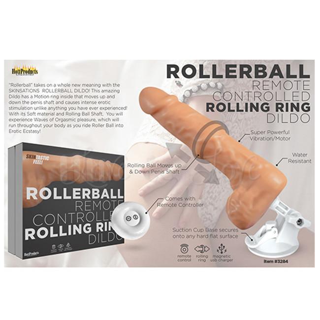 Hott Products Rollerball Remote Controlled Rolling Ring Dildo (Preorder Item)