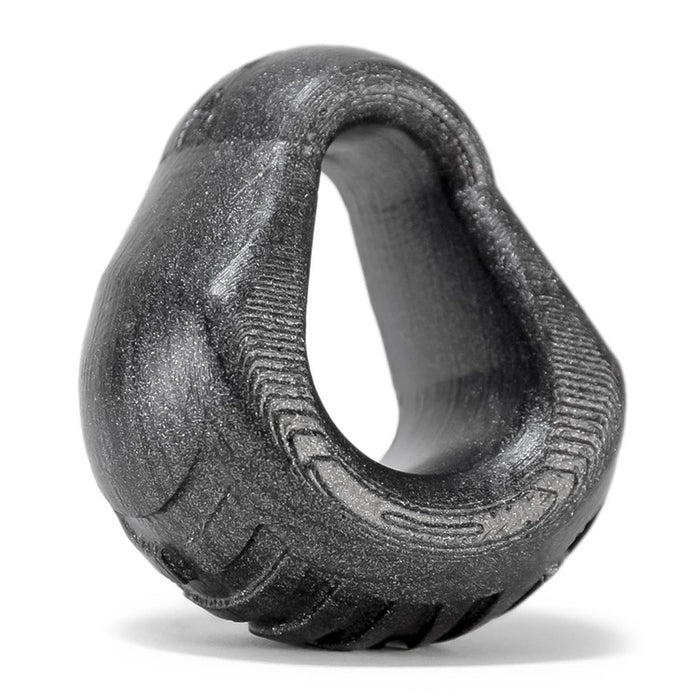 Oxballs Hung Padded Silicone Cock Ring Smoke Metallic OX-1067