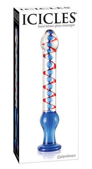 Icicles No. 22 Hand Blown Glass Massager Dildos - Glass/Ceramic/Metal ICICLES 