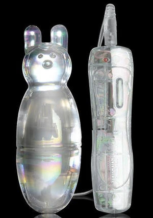 Icicles No. 33 - 10 Function Vibrating Glass Teaser 4 Inch Dildos - Glass/Ceramic/Metal ICICLES 