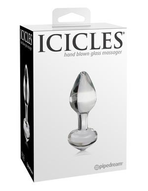 Icicles No. 44 Hand Blown Glass Massager Plug In 3.25 Inch