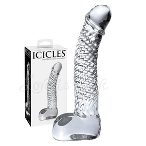Icicles No. 61 Hand Blown Glass Massager (Newly Replenished on Apr 19) Dildos - Glass/Ceramic/Metal Pipedream Products 