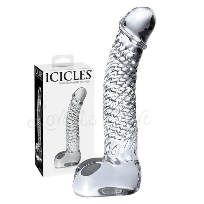 Icicles No. 61 Hand Blown Glass Massager