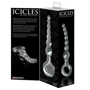 Icicles No. 67 Hand Blown Glass Massager Dildos - Glass/Ceramic/Metal Icicles 