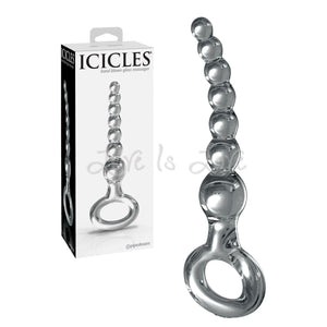 Icicles No. 67 Hand Blown Glass Massager Dildos - Glass/Ceramic/Metal Icicles 