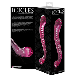 Icicles No. 69 Hand Blown Glass Massager Anal - Anal Glass Toys Icicles 