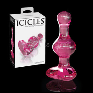 Icicles No. 75 Hand Blown Glass Massager Anal - Anal Glass Toys Icicles 