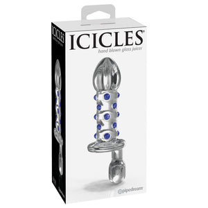 Icicles No. 80 Hand Blown Glass Massager Dildos - Glass/Ceramic/Metal Icicles 