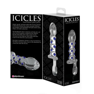 Icicles No. 80 Hand Blown Glass Massager Dildos - Glass/Ceramic/Metal Icicles 
