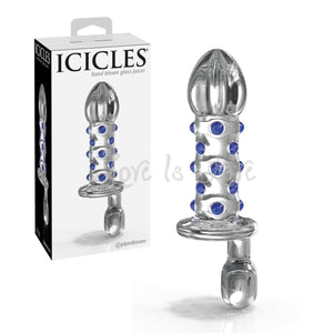 Icicles No. 80 Hand Blown Glass Massager Dildos - Glass/Ceramic/Metal Icicles 