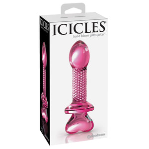Icicles No. 82 Hand Blown Glass Massager Anal - Anal Glass Toys Icicles 
