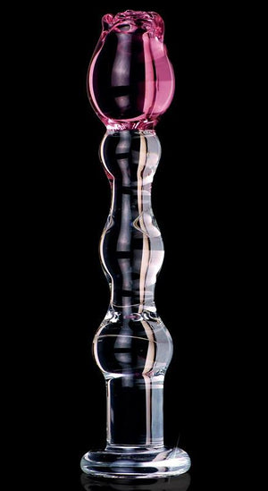 Icicles No.12 Hand Blown Glass Massager Dildos - Glass/Ceramic/Metal ICICLES 