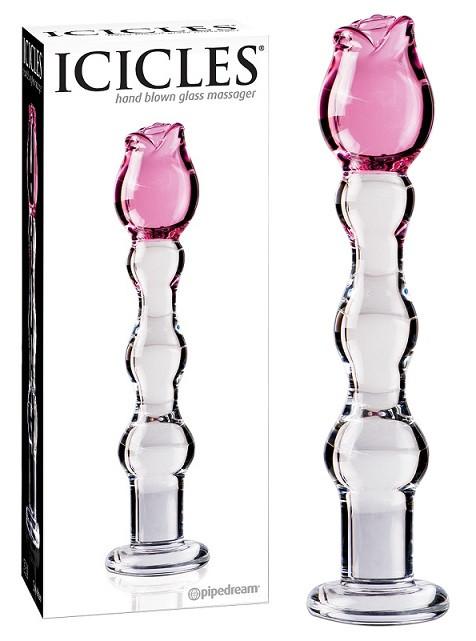 Icicles No.12 Hand Blown Glass Massager