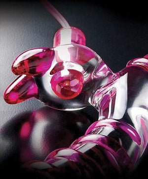 Icicles No.16 10 Function Vibrating Glass Rabbit Dildos - Glass/Ceramic/Metal ICICLES 