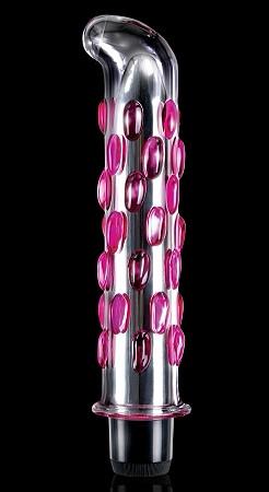 Icicles No.19 Waterproof Glass Vibrator Dildos - Glass/Ceramic/Metal ICICLES 