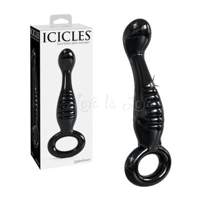 Icicles No.68 Hand Blown Glass Massager Anal - Anal Glass Toys Icicles 