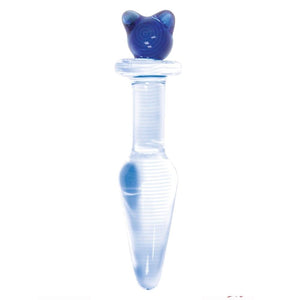 Icon Brands First Glass Kitty Love Glass Butt Plug Anal - Anal Glass Toys Icon Brands 