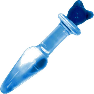 Icon Brands First Glass Kitty Love Glass Butt Plug Anal - Anal Glass Toys Icon Brands 