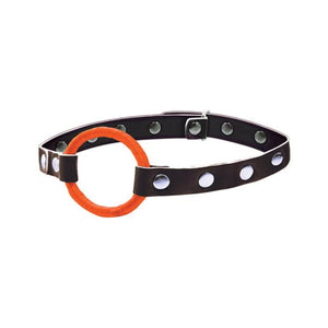 Icon Brands Orange Is The New Black Blow Gag Open Mouth Leather Gag Bondage - Ball & Bit Gags Icon Brands 