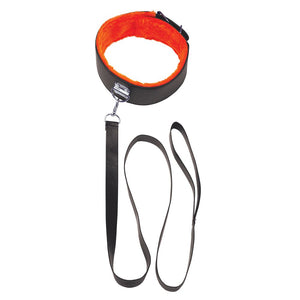 Icon Brands Orange Is The New Black Short Leash With Collar (Newly Replenished on Jan 19) Bondage - Collars & Leash Icon Brands 