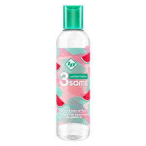 ID 3some 3-in-1 Sugar-Free Flavored Lubricant 4 oz 118 ml (Warming, Lickable, Massage Friendly) Buy in Singapore LoveisLove U4Ria