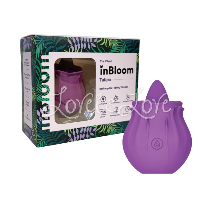 inBloom Tulipa Rechargeable Flicking Tongue Vibrator (Good Review)(Last Piece)