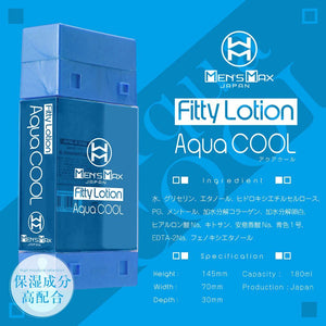 Japan Enjoy Toys Men's Max Fitty Lotion Aqua Cool 180 ml Lubes & Toy Cleaners - Jap Lubes & Scented Lotions Enjoy Toys 