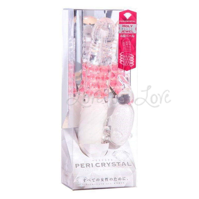 Japan NPG Peri Crystal Holy Jewel Rotating Rabbit Vibrator