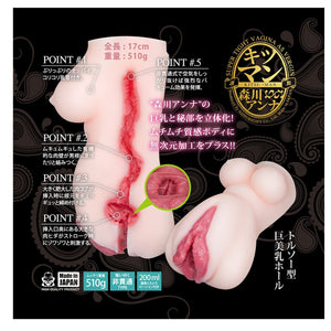 Japan NPG Pornstar Collection Kitsuman Anna Morikawa Onahole Male Masturbators - Japan AV Stars NPG 