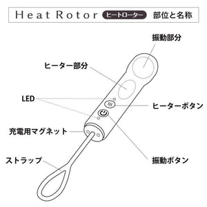 Japan SSI Heat Rotor Vibrator Purple Vibrators - Japanese Vibrators SSI Japan 