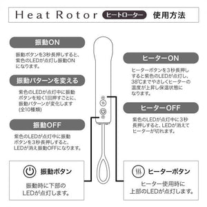 Japan SSI Heat Rotor Vibrator Purple Vibrators - Japanese Vibrators SSI Japan 