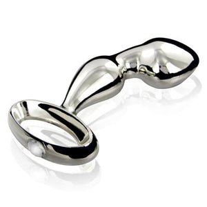 Jeweled Prostate Steel Plug Prostate Massagers - Other Prostate Toys Master Series Chrome 