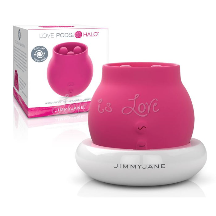JimmyJane Love Pods Halo Waterproof Vibrator Pink (An Amorous Triple Threat)