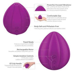 JimmyJane Love Pods Om Waterproof Vibrator Purple Award-Winning & Famous - Jimmyjane JimmyJane 