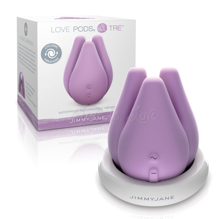 JimmyJane Love Pods Tre Waterproof Vibrator Purple