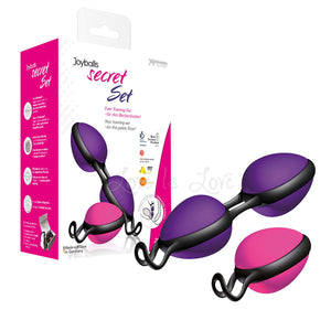 JoyDivision Joyballs Secret Kegel Training Set For Her - Kegel & Pelvic Exerciser Joy Division 