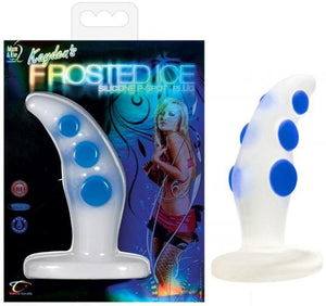 Kayden's Frosted Ice SIlicone P-Spot Plug Anal - Anal Probes & Tools Topco Sales 