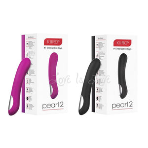 Kiiroo Pearl 2 Bluetooth Vibrator Black or Purple Vibrators - App/Bluetooth/Wifi Controlled kiiroo 