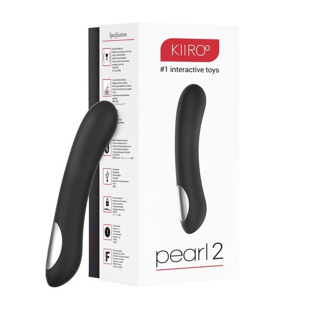 Kiiroo Pearl 2 Bluetooth Vibrator Black