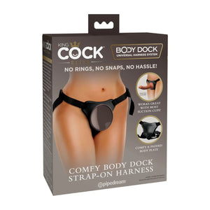King Cock Elite Body Dock Strap-On Harness Beginner or Comfy