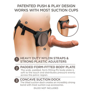 King Cock Elite Body Dock Strap-On Harness Beginner or Comfy