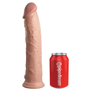 King Cock Elite Silicone Dual-Density 11 Inch Cock in Light Buy in Singapore LoveisLove U4Ria