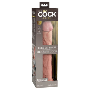 King Cock Elite Silicone Dual-Density 11 Inch Cock in Light Buy in Singapore LoveisLove U4Ria