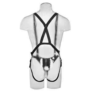 King Cock Hollow Strap-On Suspender System 10 Inch Black or Flesh Strap-Ons & Harnesses - Hollow Strap-Ons King Cock 