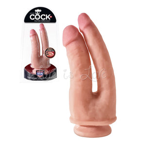 King Cock Plus Dual Density Double Penetrator Flesh Dildos - King Cock Dildos King Cock 