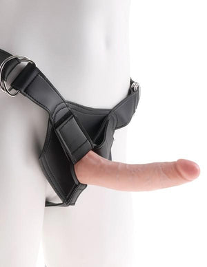 King Cock Strap-on Harness with Cock Flesh 6 Inch or 7 Inch or 8 Inch Strap-On Kits Pipedream Products 7 Inches 