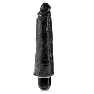 King Cock Vibrating Stiffy 8 Inch Black Or Flesh Vibrators - King Cock Vibrators King Cock 