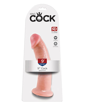 King Cock 9 Inch Cock Black or Tan or Flesh (Newly Replenished on Dec 18) Dildos - King Cock Dildos King Cock 
