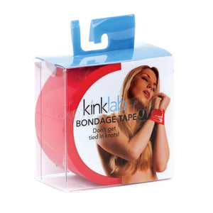 Kinklab Bondage Tape 65 FT Red or Black Bondage - Ropes & Tapes kinklab Red 